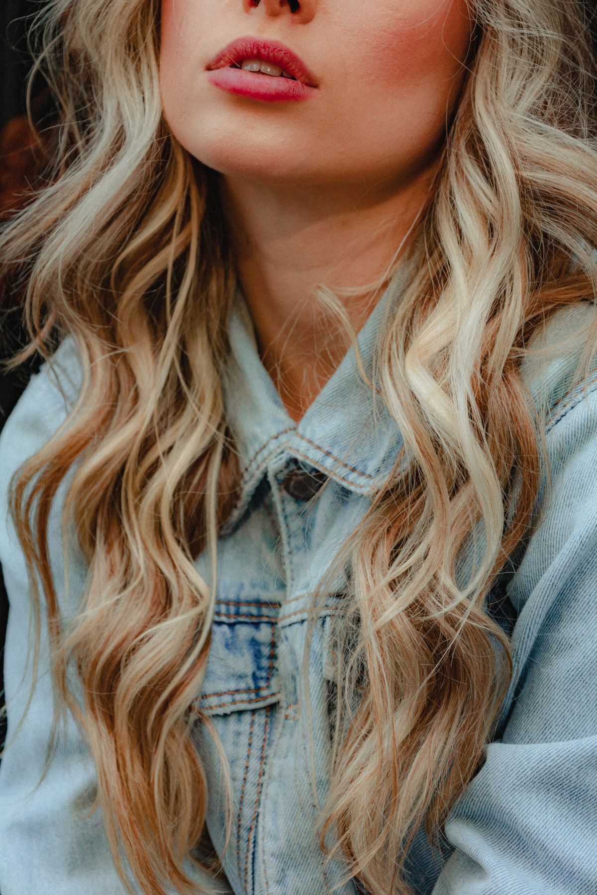 Mechas californianas em base loira